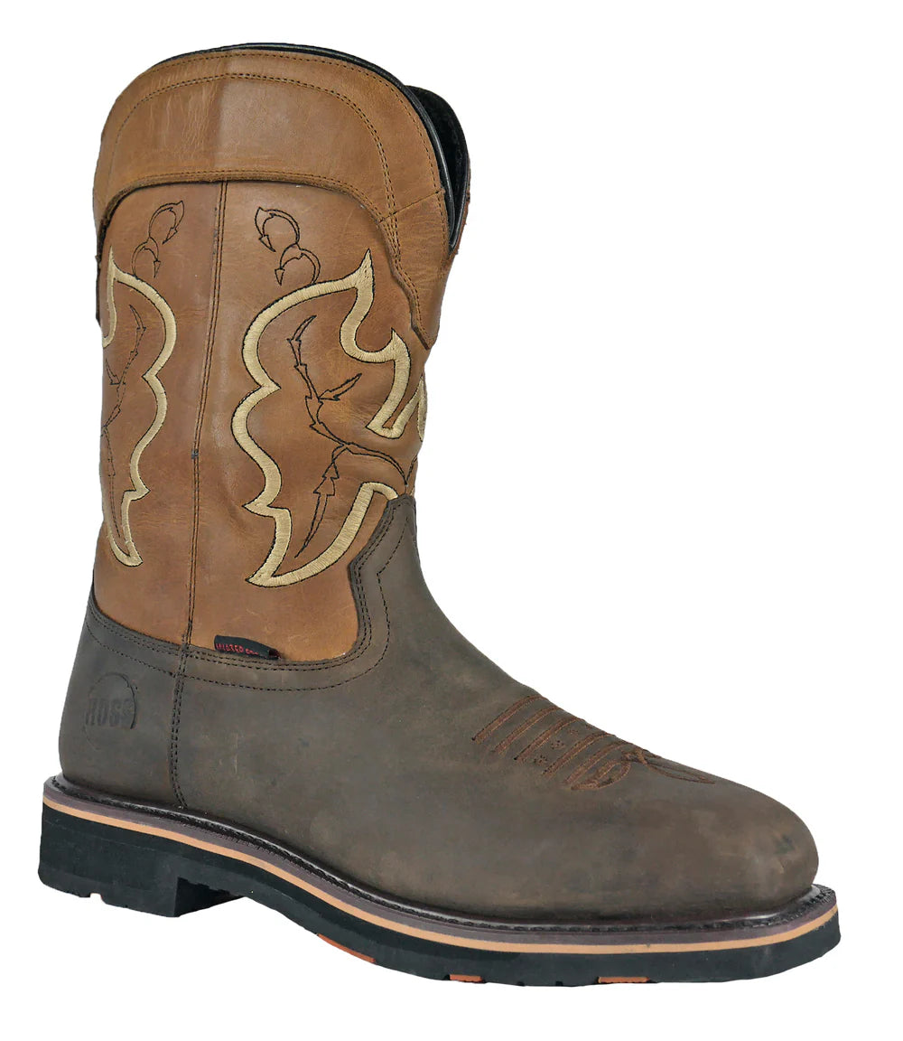 Showdown Western Safety Toe 92042::Brown