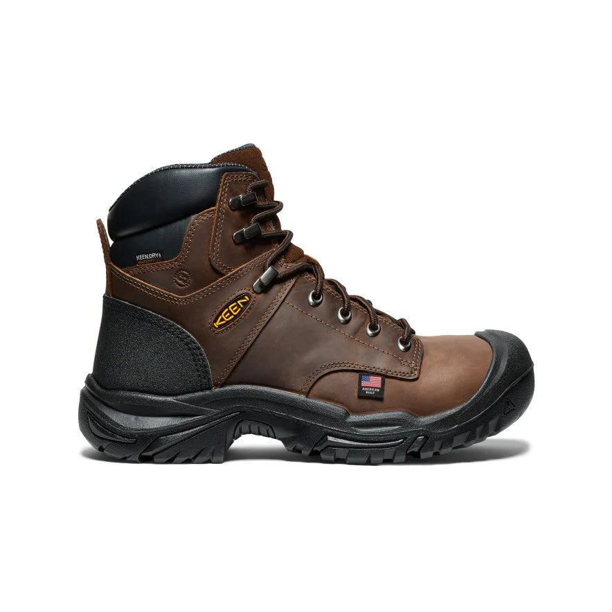 Mt Vernon 6" Waterproof Boot Safety Toe::Cascade Brown