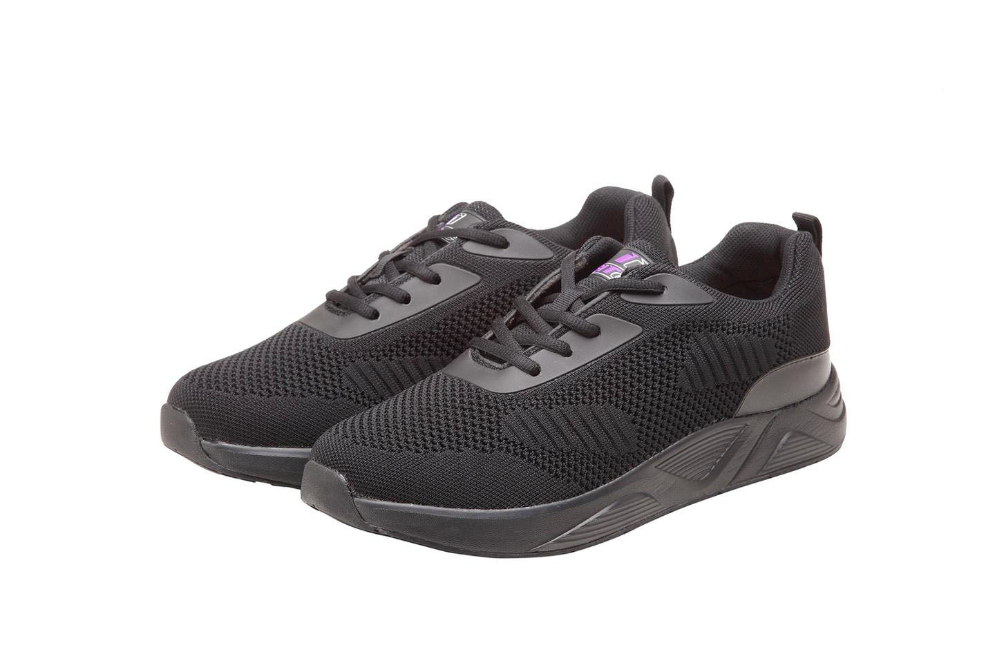 9710 FITec Knitted Walking Shoe::Black