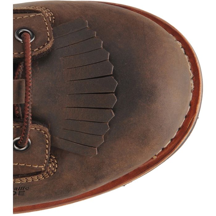 8" Lace-to-Toe Logger CA7022  Soft Toe::Brown