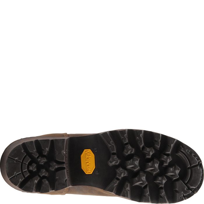8" Lace-to-Toe Logger CA7022  Soft Toe::Brown