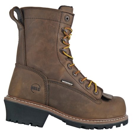 Cross Cut Logger Safety Toe::Brown