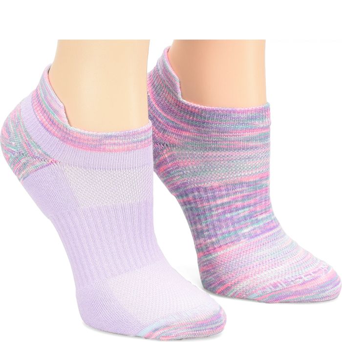 Compression Ankle Socks 2 Pack::Space Dye Lilac