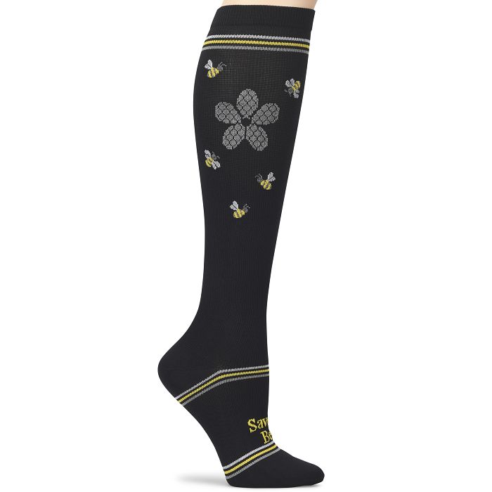 Compression Sock 12-14 mm/Hg::Daisy Bees