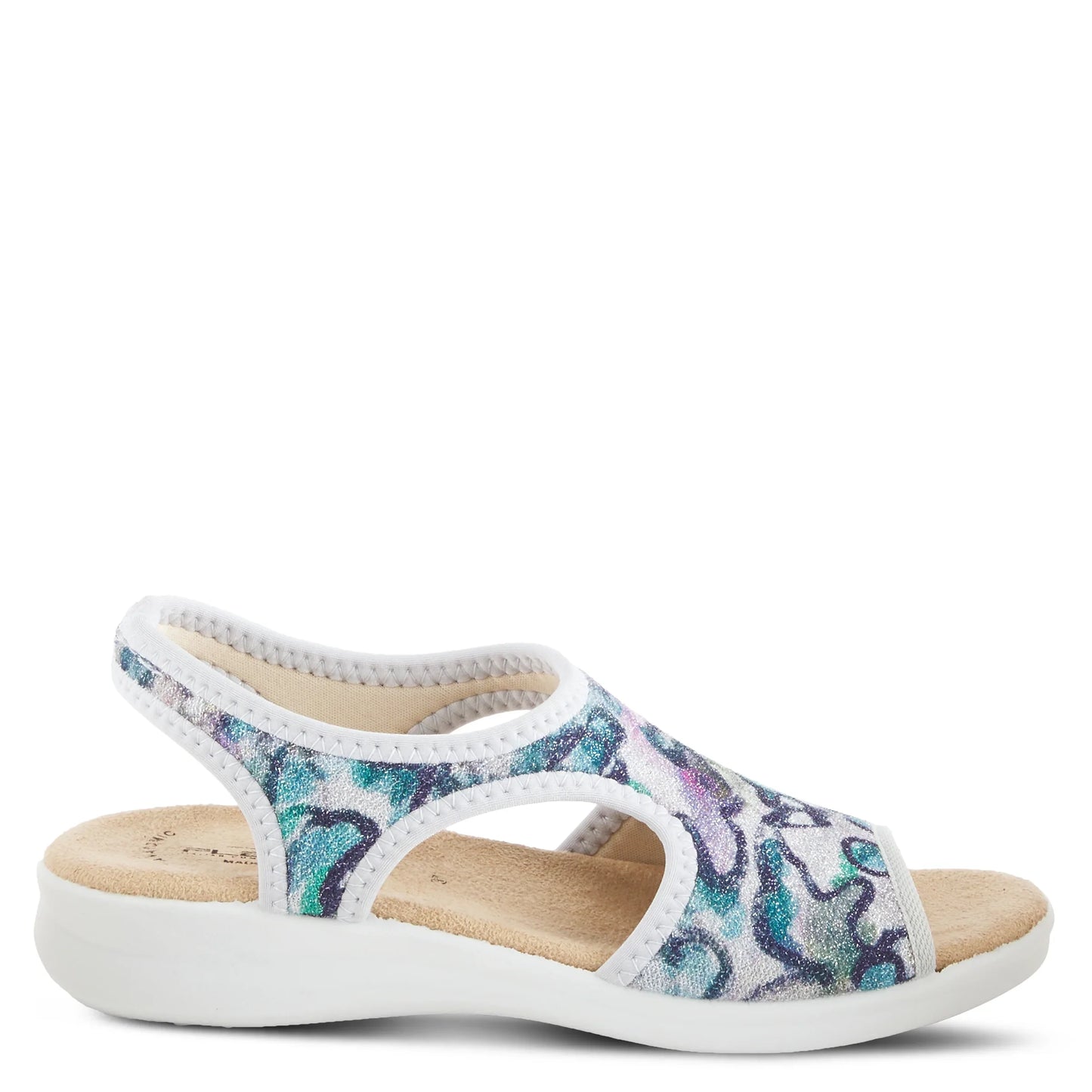 Nyaman Swirl::Blue Multi