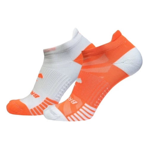 Ghost Lite No Show 2-Pack::Orange/White & White/Orange