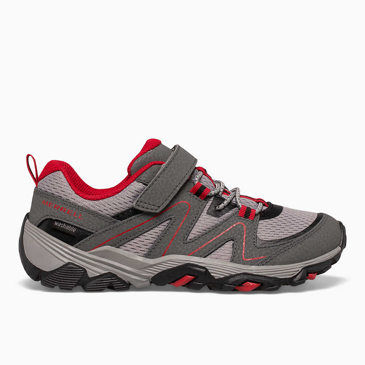 Trail Quest::Grey/Red/Black