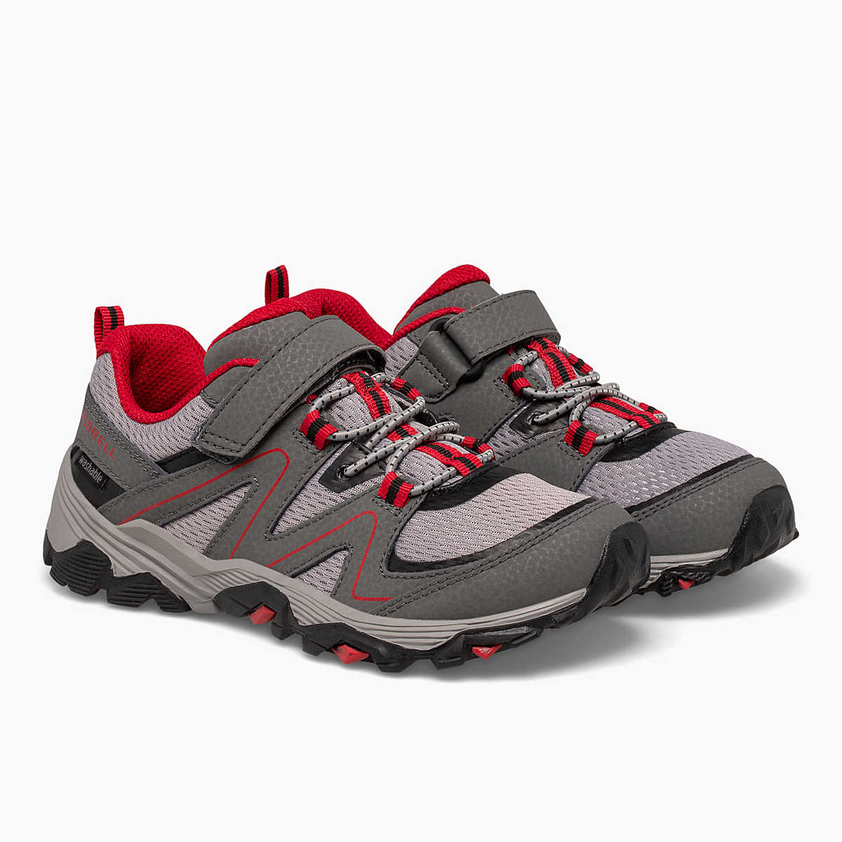 Trail Quest::Grey/Red/Black