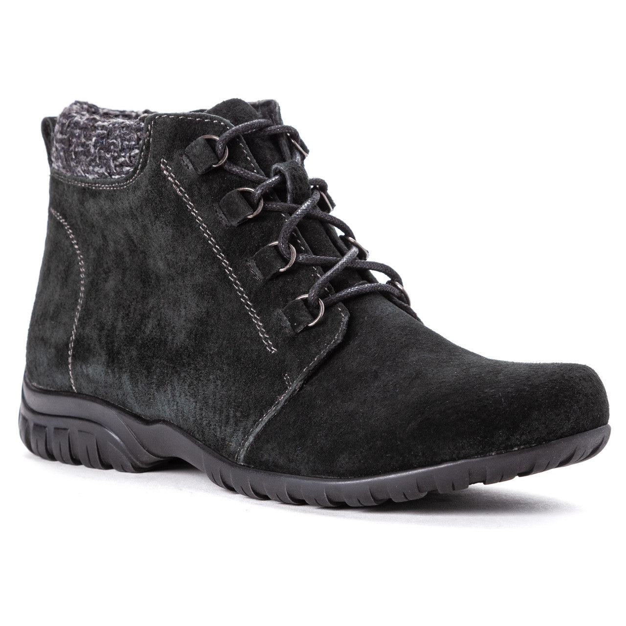 Delaney::Black Suede