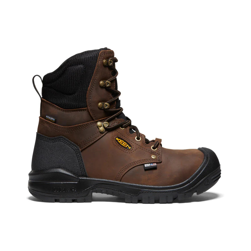 Independence 8" Waterproof Safety Boot::Dark Earth/Black