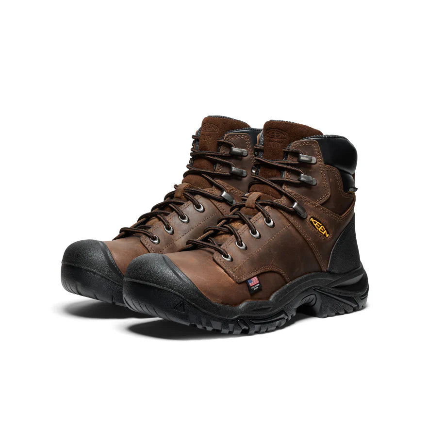 Mt Vernon 6" Waterproof Boot Safety Toe::Cascade Brown