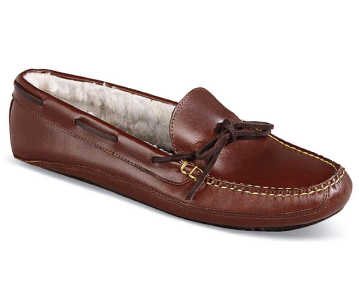 Lined Slipper::Waxy Brown