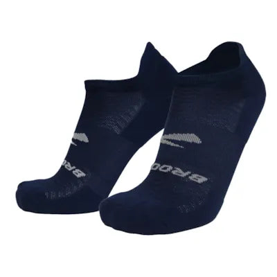 Brooks Run-In No Show 3 Pack Socks::Navy/Asphalt/Lt Grey