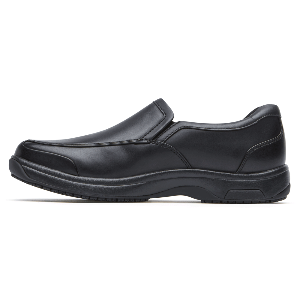 Battery Park Service Slip Resistant Soft Toe::Black