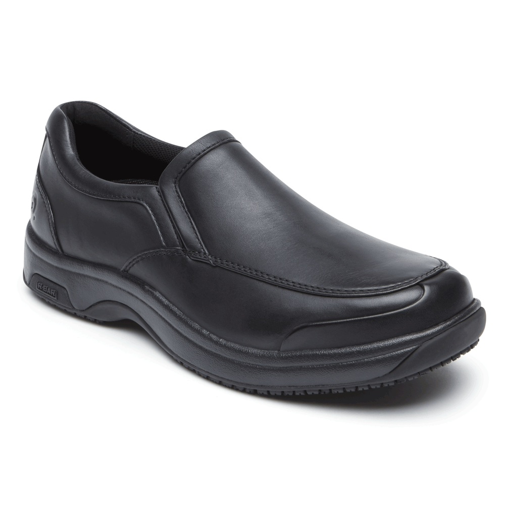 Battery Park Service Slip Resistant Soft Toe::Black