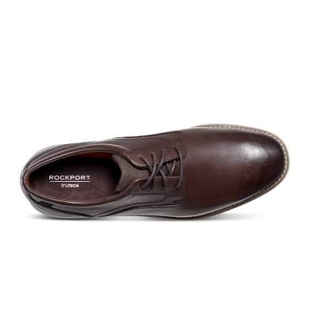 Garett Plain Toe::Dark Brown