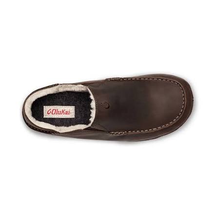 Moloa Slipper::Dark Wood/Dark Wood
