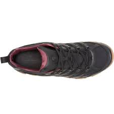 Moab 3 Luxe Leather::Black/Gum