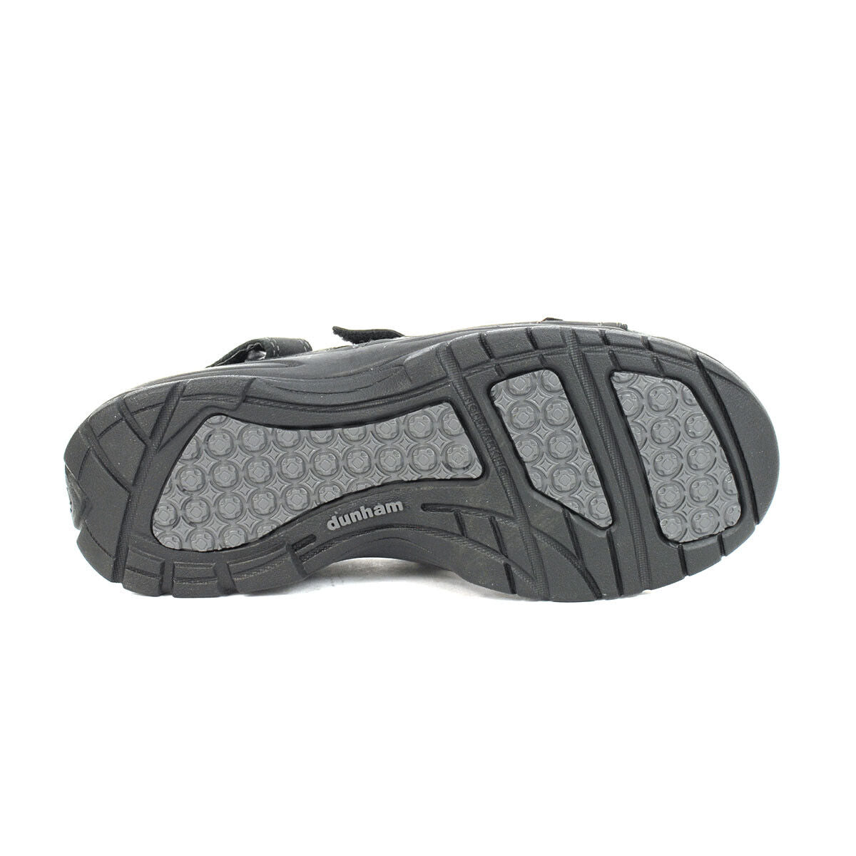 Dunham Men's St. Johnsbury Sandals - Leather, Hook & Loop Straps, Removable Backstrap, Comfort Footbed