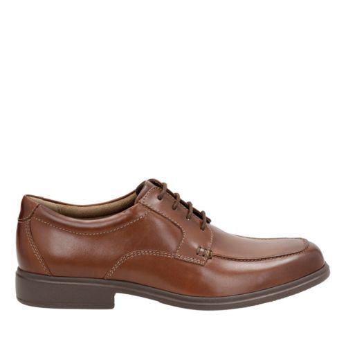 Tifton Edge Oxford::Brown Leather