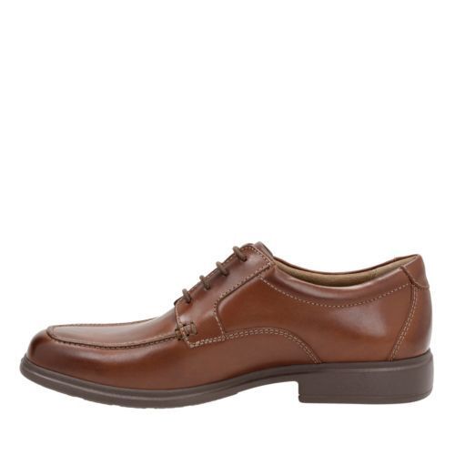 Tifton Edge Oxford::Brown Leather