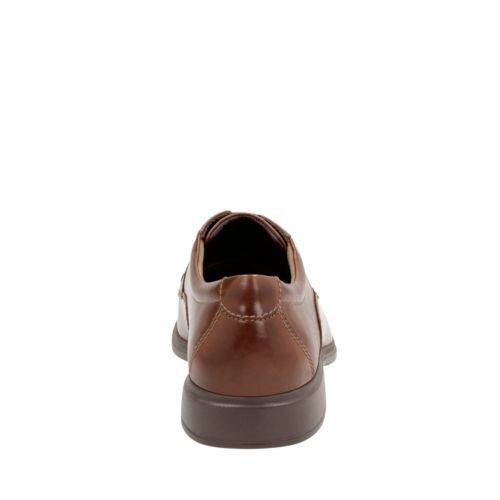 Tifton Edge Oxford::Brown Leather