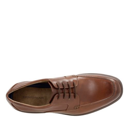 Tifton Edge Oxford::Brown Leather