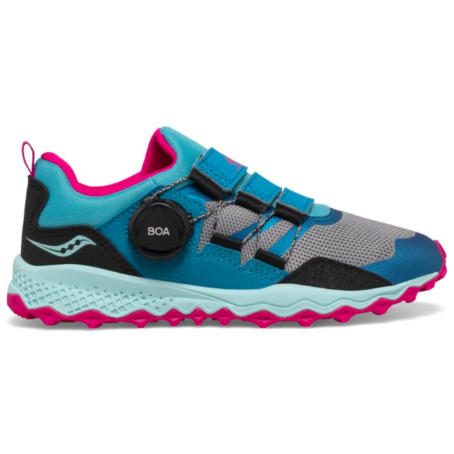 Peregrine 12 Shield BOA::Turquoise/Pink