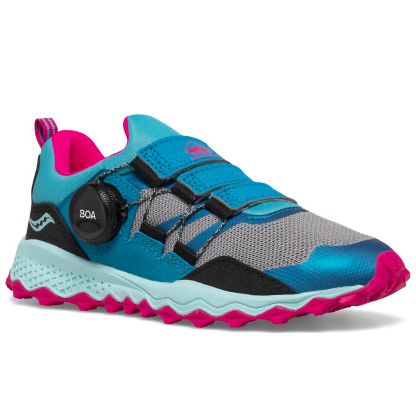 Peregrine 12 Shield BOA::Turquoise/Pink