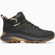 Moab Speed 2 Leather Mid Waterproof::Black