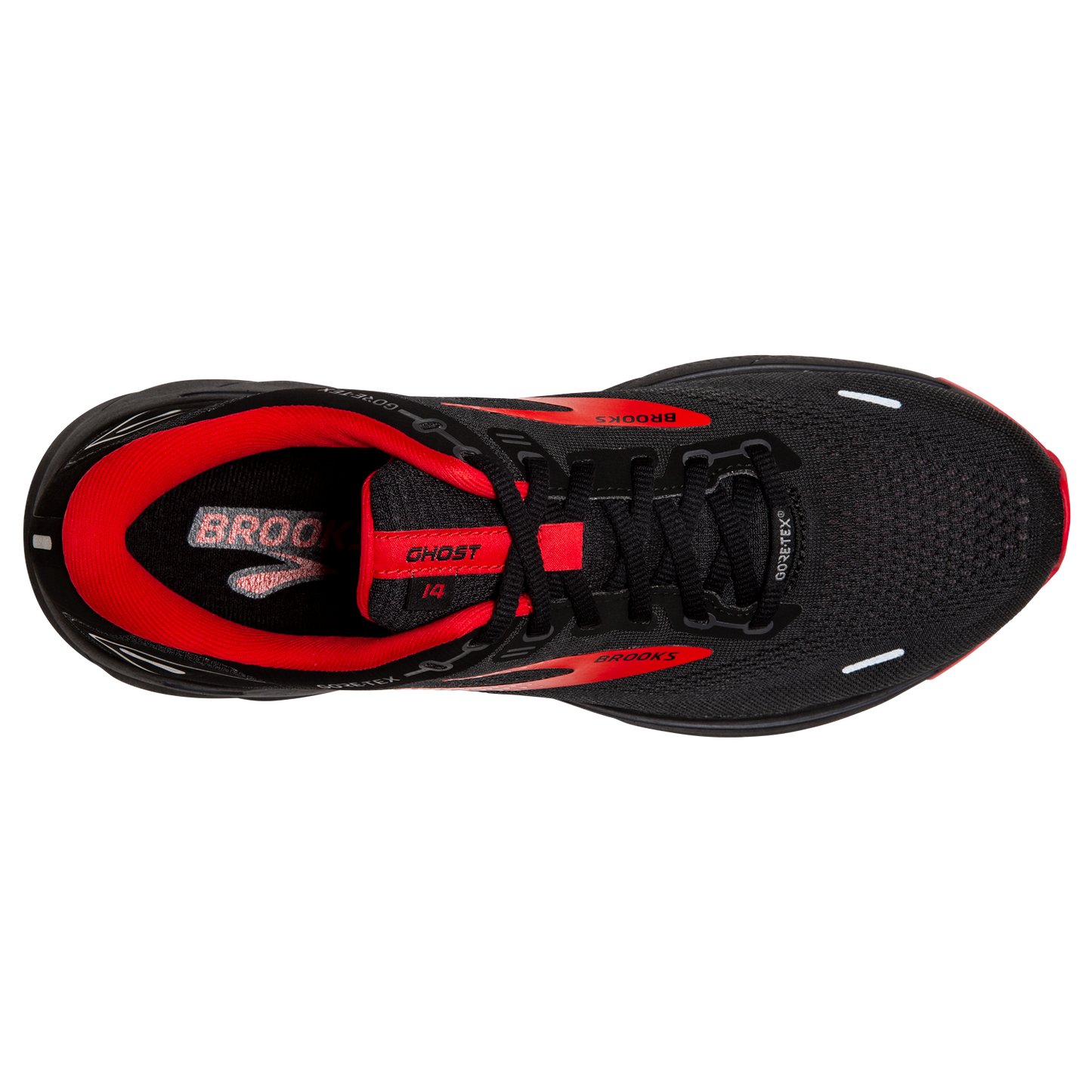Ghost 14 GTX::Black/Blackened Pearl/High Risk Red