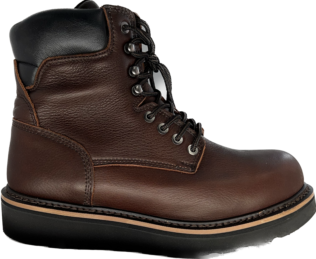 Golden Retriever 3901 8 Soft Toe Work Boot Brown