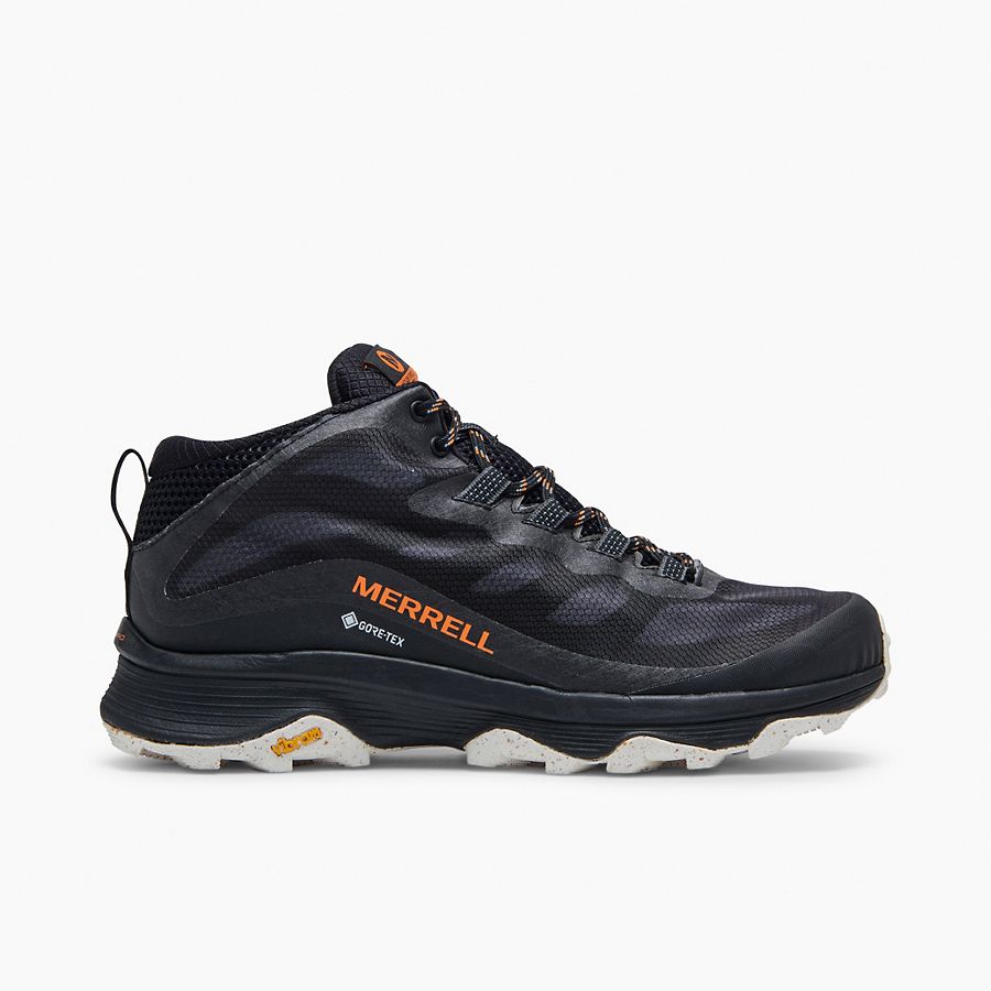 Merrell Men's Moab Speed Mid GORE-TEX Black – Pilcher's Shoes